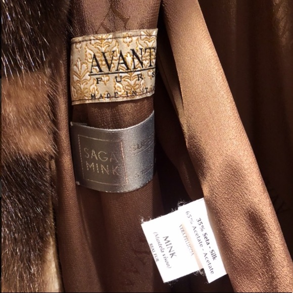 Full length mink coat. Real fur - Picture 5 of 5